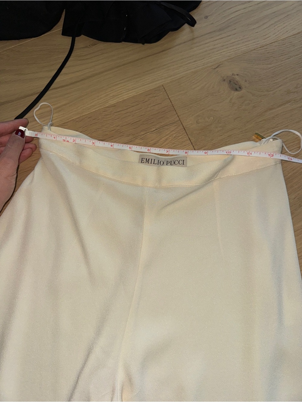 Emilio Pucci Cream Women's Wide Leg Pants